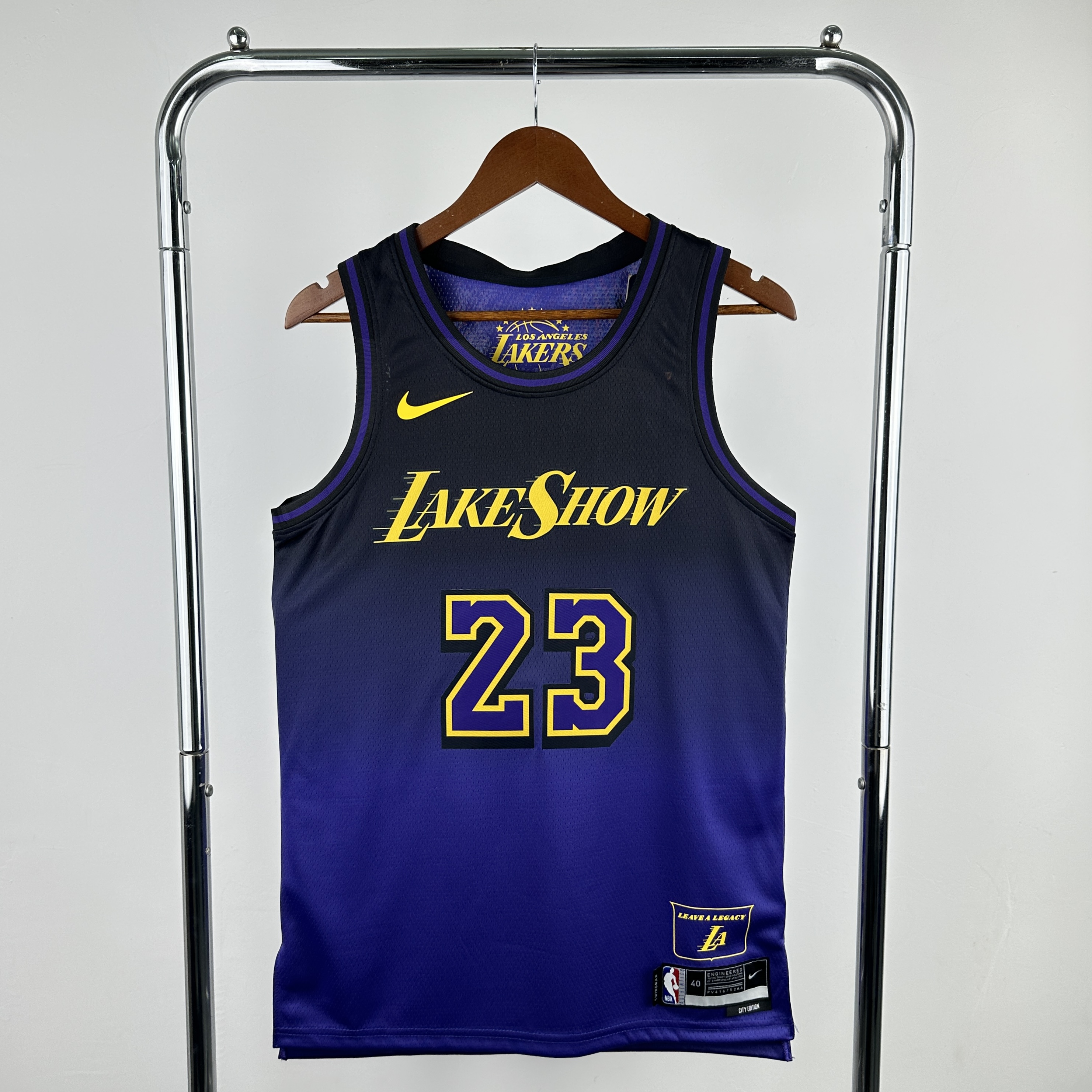 Men Los Angeles Lakers 23 James purple NBA 2024 25 Season Jerseys